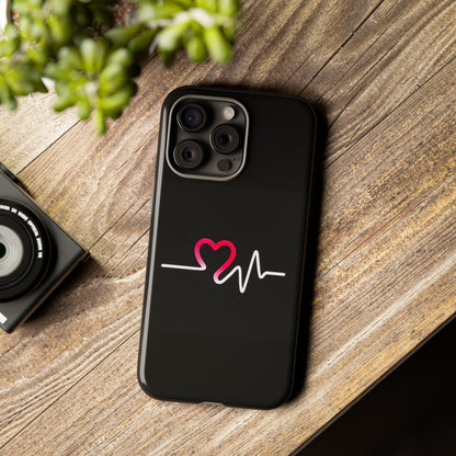 Heartbeats Tough Phone Case