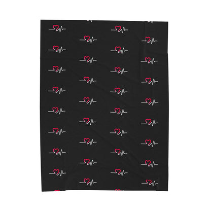Where RPM Meets BPM Plush Blanket