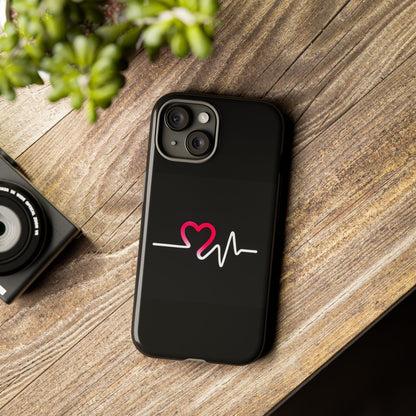 Heartbeats Tough Phone Case