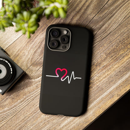 Heartbeats Tough Phone Case