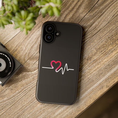 Heartbeats Tough Phone Case