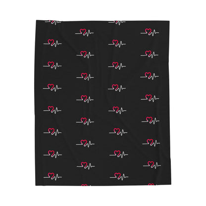 Where RPM Meets BPM Plush Blanket