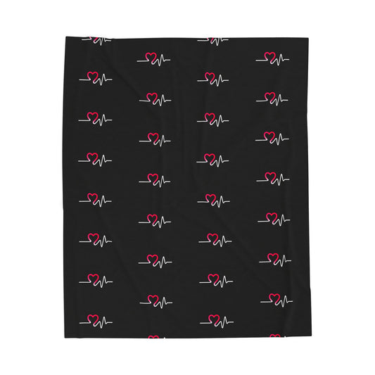 Where RPM Meets BPM Plush Blanket