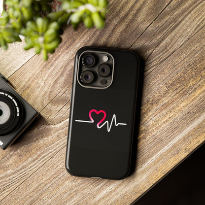 Heartbeats Tough Phone Case