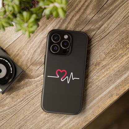 Heartbeats Tough Phone Case